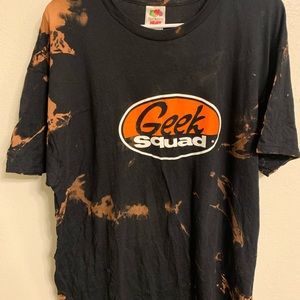 Bleach dyed Geek Squad T